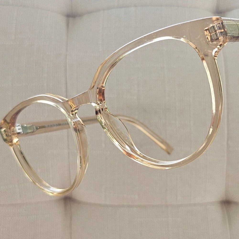 Warby Parker Women Eyeglasses Frame Tan Tone WRIGHT M177 51[]19 140 Glasses